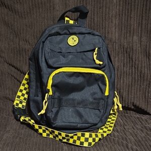 Vans Black and Yellow Checkered Backpack